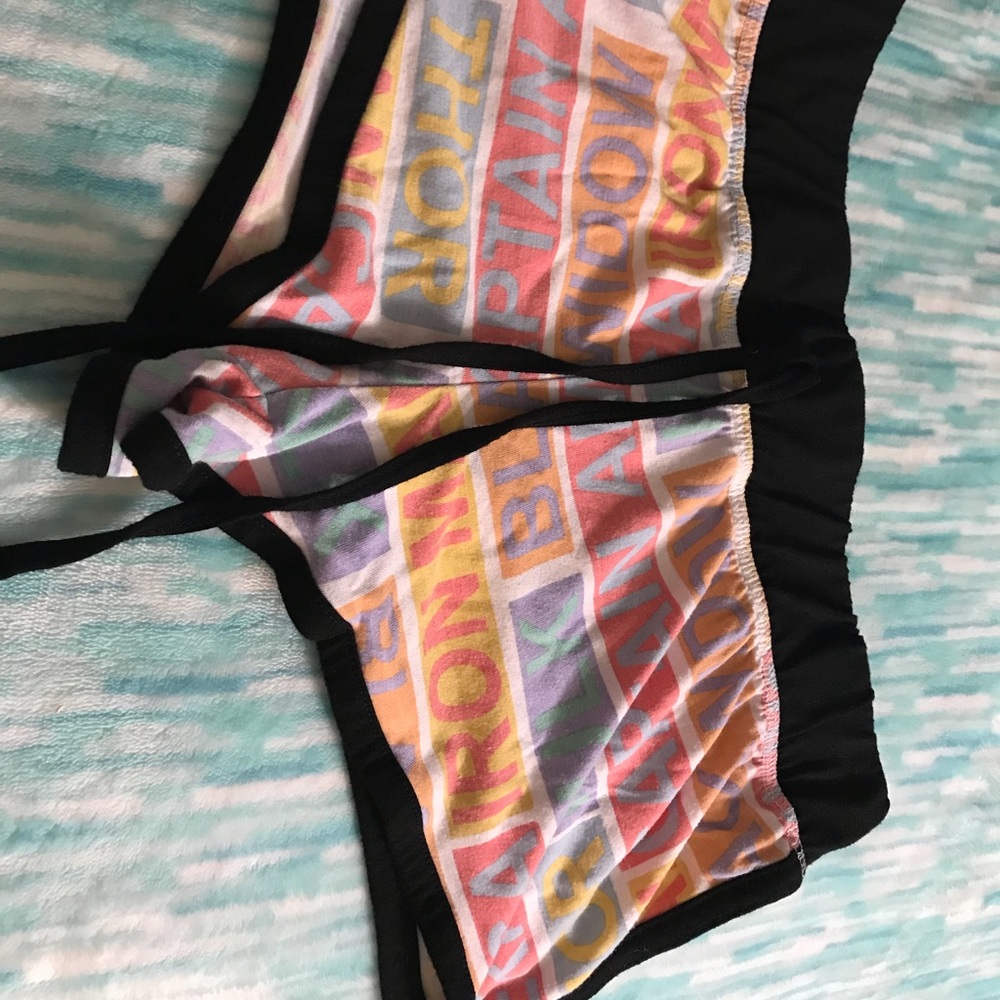 Marvel pajama shorts